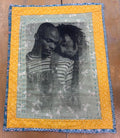The world is gentle when I'm with you mini quilt #7