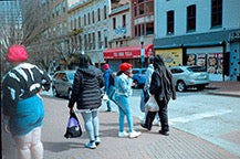 Red Beret on Lexington